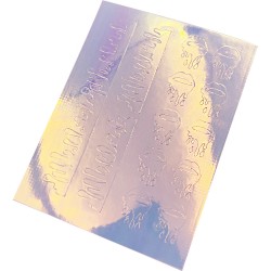 Holographic stickers 8 *...