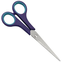 Small scissors with blue...