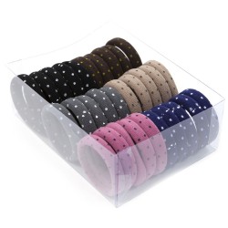 Seamless hair tie with...