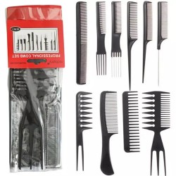 Set of professional combs...