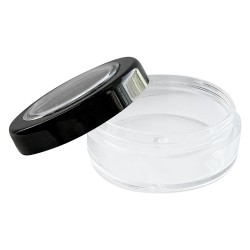 Flat jar with clear lid 20...