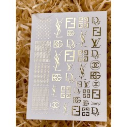 ***Золотой фольгированный...