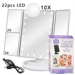 Makeup book mirror with...