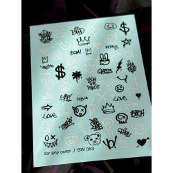 ***Черно-белый 3D СЛАЙДЕР...