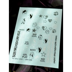 ***ЧЕРНО-БЕЛЫЙ 3D СЛАЙДЕР...