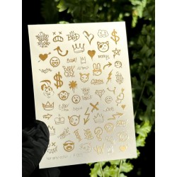 ***Золотой Фольгированный...