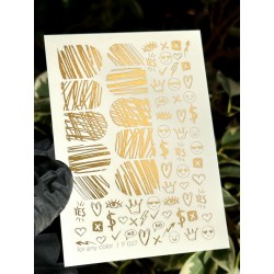 ***ЗОЛОТОЙ ФОЛЬГИРОВАННЫЙ...