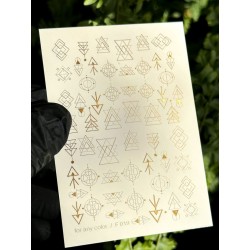 ***Золотой Фольгированный...