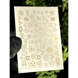 ***Золотой Фольгированный...