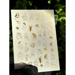 ***Золотой Фольгированный...