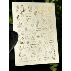 ***Золотой Фольгированный...