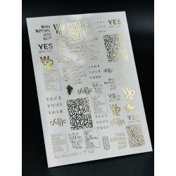 ***Золотой Фольгированный...