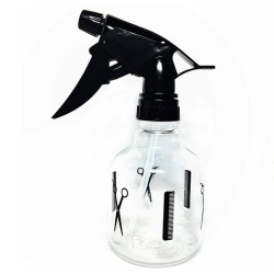 Transparent spray bottle...