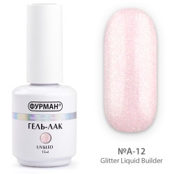 Liquid gel with glitter...