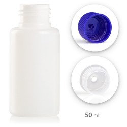 Bottle 50 ml plastic with...