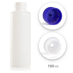 Bottle 100 ml plastic with...