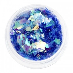 Слюда в баночці БЛАКИТНА....