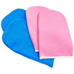 Terry mittens for paraffin...