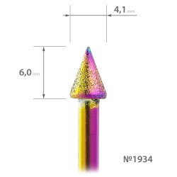 ***Diamond cone-shaped...