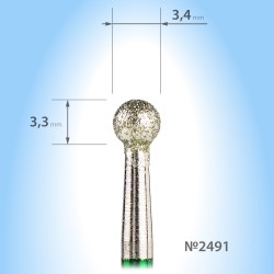 Diamond ball-shaped cutter...