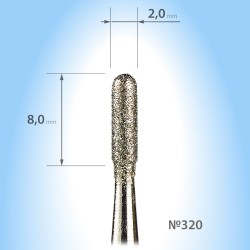 Алмазна Фреза Куля 8х2 мм...