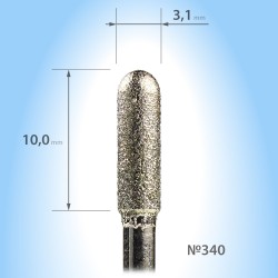 Алмазна закруглена фреза...