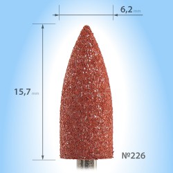 Silicone cone burr with...