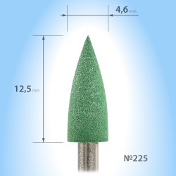 Silicone cone burr with...