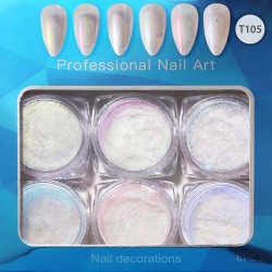 Set of 6 different nail...