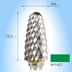 Carbide rounded end mill...