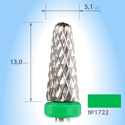 Carbide cone-shaped cutter...