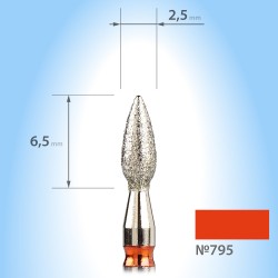 Алмазна пламевидна фреза...