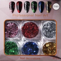 Set of 6 different nail...