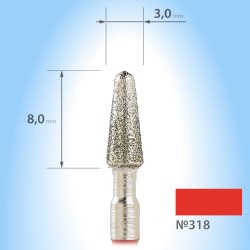 Diamond Cone Bit 8x3mm Fine...