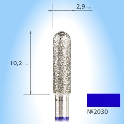 37M-Diamond rounded burr...