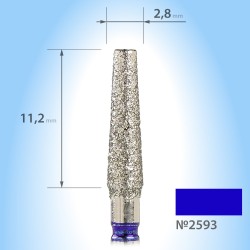 38m-Diamond tapered...