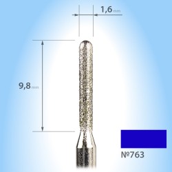 14M-Diamond burr 9.8x1.6 mm...