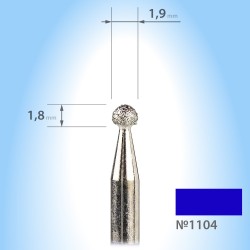 02M-Diamond ball burr 1.9...