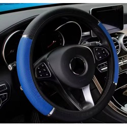 Steering wheel cover with...