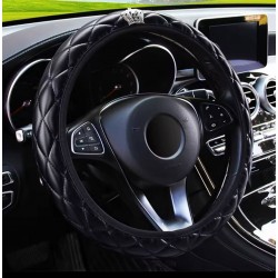 Black steering wheel cover...
