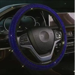 Blue steering wheel cover...