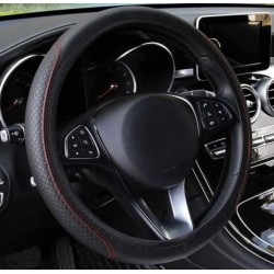 Black steering wheel cover...