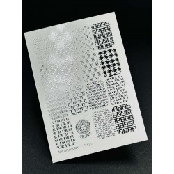 Silver foil slider F 132...