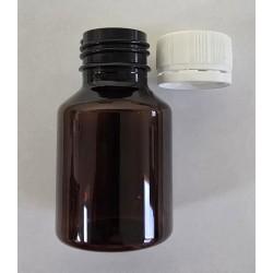 Brown bottle 60 ml with lid...