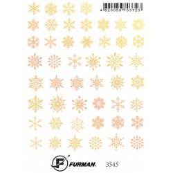 Gold holographic foil...