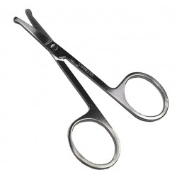 Rounded nail scissors with...